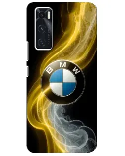 Чехол для Vivo V20 se с картинкой «Золотистый дым BMW» Чехол для Vivo V20 se с картинкой «Золотистый дым BMW»