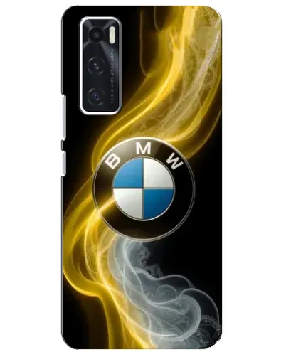 Чехол для Vivo V20 se с картинкой «Золотистый дым BMW»