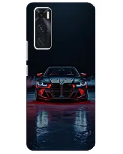 Чехол для Vivo V20 se с картинкой «BMW на мокрой дороге» Чехол для Vivo V20 se с картинкой «BMW на мокрой дороге»