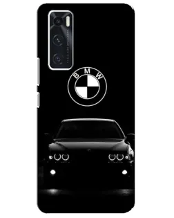Чехол для Vivo V20 se с картинкой «BMW — взгляд из темноты» Чехол для Vivo V20 se с картинкой «BMW — взгляд из темноты»