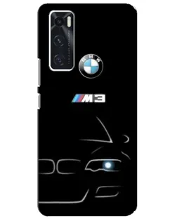 Чехол для Vivo V20 se с картинкой «Минималистичный принт BMW M3» Чехол для Vivo V20 se с картинкой «Минималистичный принт BMW M3»