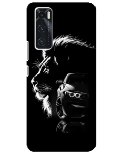 Чехол для Vivo V20 se с картинкой «BMW и лев»