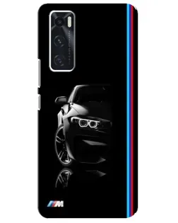 Чехол для Vivo V20 se с картинкой «Силуэт BMW в темноте» Чехол для Vivo V20 se с картинкой «Силуэт BMW в темноте»
