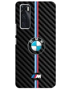 Чехол для Vivo V20 se с картинкой «Эмблема BMW и карбон» Чехол для Vivo V20 se с картинкой «Эмблема BMW и карбон»