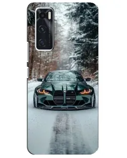 Чехол для Vivo V20 se с картинкой «BMW в зимнем лесу» Чехол для Vivo V20 se с картинкой «BMW в зимнем лесу»