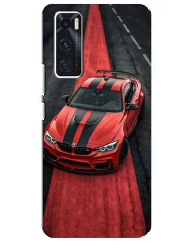 Чехол для Vivo V20 se с картинкой «BMW на красной дорожке»