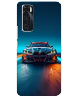Чехол для Vivo V20 se с картинкой «BMW — огни неона» Чехол для Vivo V20 se с картинкой «BMW — огни неона»