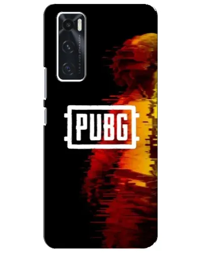 Чехол для Vivo V20 se с картинкой «Яркий логотип PUBG»