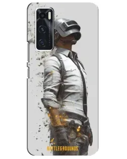 Чехол для Vivo V20 se с картинкой «PUBG — боец в пыли» Чехол для Vivo V20 se с картинкой «PUBG — боец в пыли»