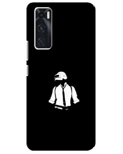 Чехол для Vivo V20 se с картинкой «PUBG — белый шлем»