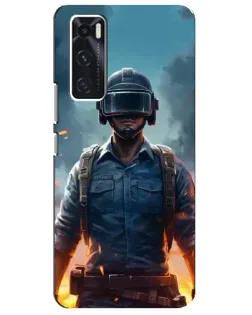 Чехол для Vivo V20 se с картинкой «PUBG — реалистичный герой» Чехол для Vivo V20 se с картинкой «PUBG — реалистичный герой»