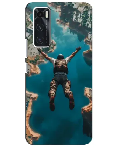 Чехол для Vivo V20 se с картинкой «PUBG — свободное падение»