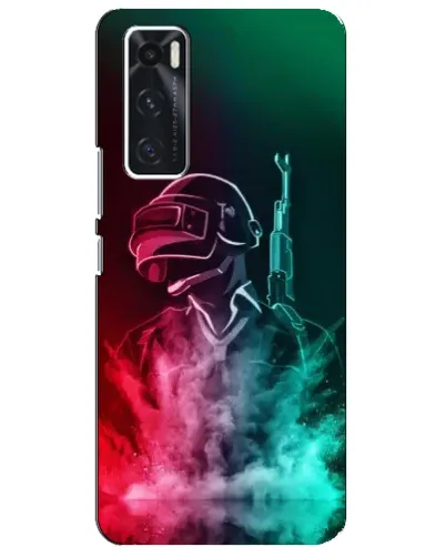 Чехол для Vivo V20 se с картинкой «PUBG — огненный воин»
