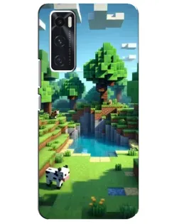 Чохол для Vivo V20 se з картинкою «Minecraft літній день»