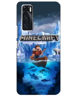 Чохол для Vivo V20 se з картинкою «Minecraft льодянийсвіт»