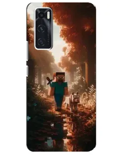 Чохол для Vivo V20 se з картинкою «Стів у лісі»