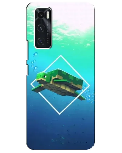 Чехол для Vivo V20 se с картинкой «Черепаха Minecraft» Чехол для Vivo V20 se с картинкой «Черепаха Minecraft»