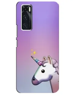 Чехол для Vivo V20 se с картинкой «Единорог градиент» Чехол для Vivo V20 se с картинкой «Единорог градиент»