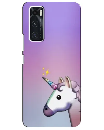 Чехол для Vivo V20 se с картинкой «Единорог градиент»