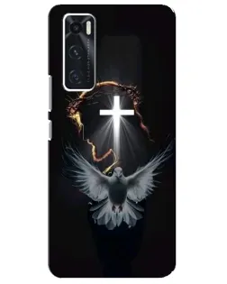 Чехол для Vivo V20 se с картинкой «Голубь и Свет»
