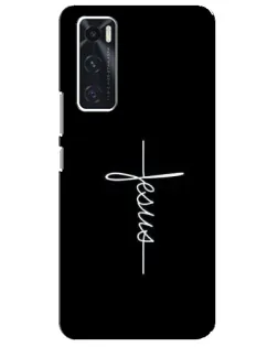 Чехол для Vivo V20 se с картинкой «Тонкая линия веры»