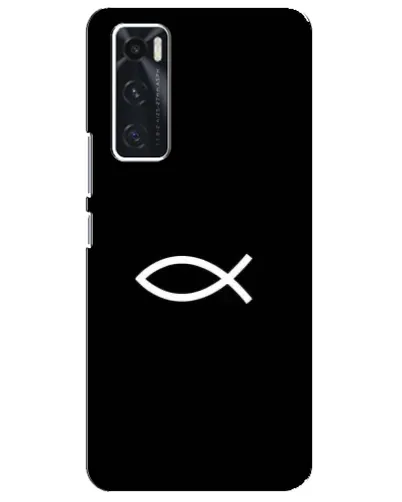 Чехол для Vivo V20 se с картинкой «Символ рыбы Jesus» Чехол для Vivo V20 se с картинкой «Символ рыбы Jesus»