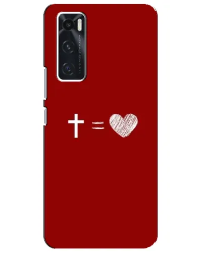 Чехол для Vivo V20 se с картинкой «Уравнение любви» Чехол для Vivo V20 se с картинкой «Уравнение любви»