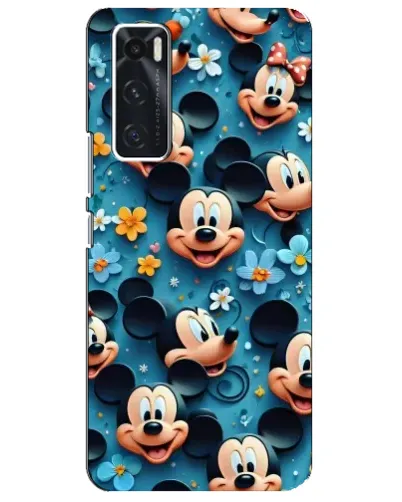 Чехол для Vivo V20 se с картинкой «Паттерн Микки и Минни» Чехол для Vivo V20 se с картинкой «Паттерн Микки и Минни»