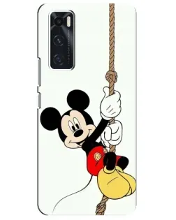 Чехол для Vivo V20 se с картинкой «Mickey на канате»