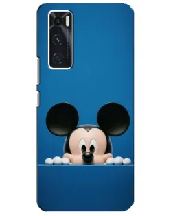 Чехол для Vivo V20 se с картинкой «Микки выглядывает»
