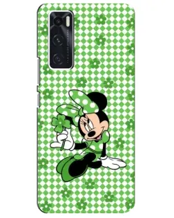 Чехол для Vivo V20 se с картинкой «Mickey в клетку»