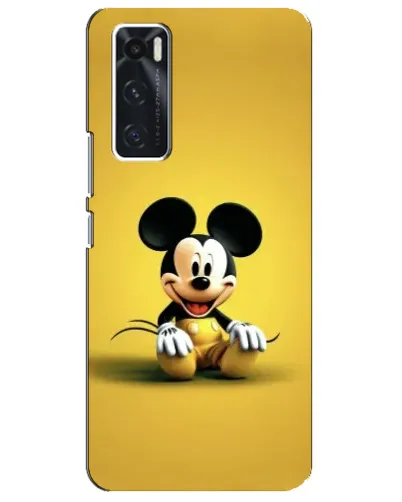 Чехол для Vivo V20 se с картинкой «Микки на желтом» Чехол для Vivo V20 se с картинкой «Микки на желтом»