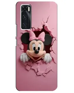 Чехол для Vivo V20 se с картинкой «Минни сквозь стену»