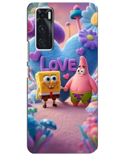 Чехол для Vivo V20 se с картинкой «Губка Боб Патрик» Чехол для Vivo V20 se с картинкой «Губка Боб Патрик»