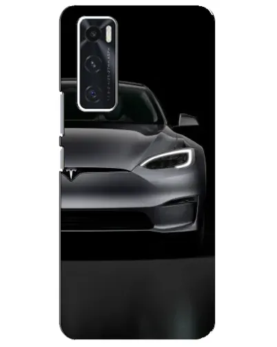 Чехол для Vivo V20 se с картинкой «Tesla Model S Look»