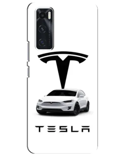 Чехол для Vivo V20 se с картинкой «Tesla White Style»