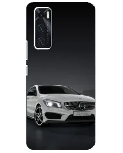 Чехол для Vivo V20 se с картинкой «Mercedes AMG GT Silver»