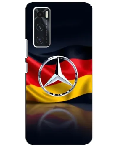 Чехол для Vivo V20 se с картинкой «Mercedes — флаг Германии» Чехол для Vivo V20 se с картинкой «Mercedes — флаг Германии»