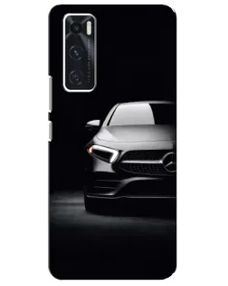 Чехол для Vivo V20 se с картинкой «Свет фар Mercedes»