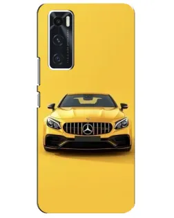Чехол для Vivo V20 se с картинкой «Желтый Mercedes GT»