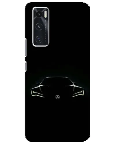 Чехол для Vivo V20 se с картинкой «Mercedes — силуэт авто» Чехол для Vivo V20 se с картинкой «Mercedes — силуэт авто»