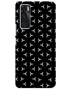 Чехол для Vivo V20 se с картинкой «Mercedes паттерн звезд» Чехол для Vivo V20 se с картинкой «Mercedes паттерн звезд»