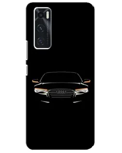 Чехол для Vivo V20 se с картинкой «Audi — ночной контур» Чехол для Vivo V20 se с картинкой «Audi — ночной контур»