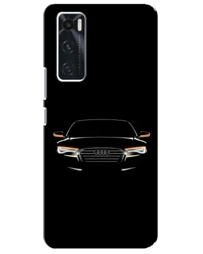 Чехол для Vivo V20 se с картинкой «Audi — ночной контур»