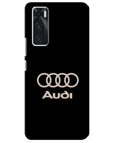 Чехол для Vivo V20 se с картинкой «Audi — золотой логотип»