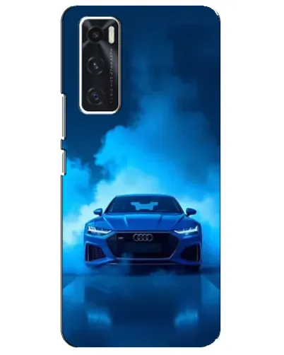 Чехол для Vivo V20 se с картинкой «Audi — голубая энергия»