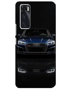 Чехол для Vivo V20 se с картинкой «Audi — ночное отражение» Чехол для Vivo V20 se с картинкой «Audi — ночное отражение»