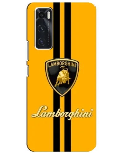 Чехол для Vivo V20 se с картинкой «Lamborghini Stripe желтый» Чехол для Vivo V20 se с картинкой «Lamborghini Stripe желтый»