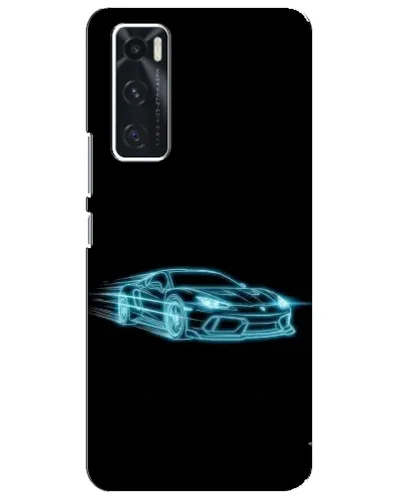 Чехол для Vivo V20 se с картинкой «Неоновый контур Lamborghini» Чехол для Vivo V20 se с картинкой «Неоновый контур Lamborghini»