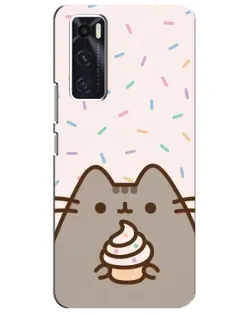 Чехол для Vivo V20 se с картинкой «Пушин с кексом» Чехол для Vivo V20 se с картинкой «Пушин с кексом»